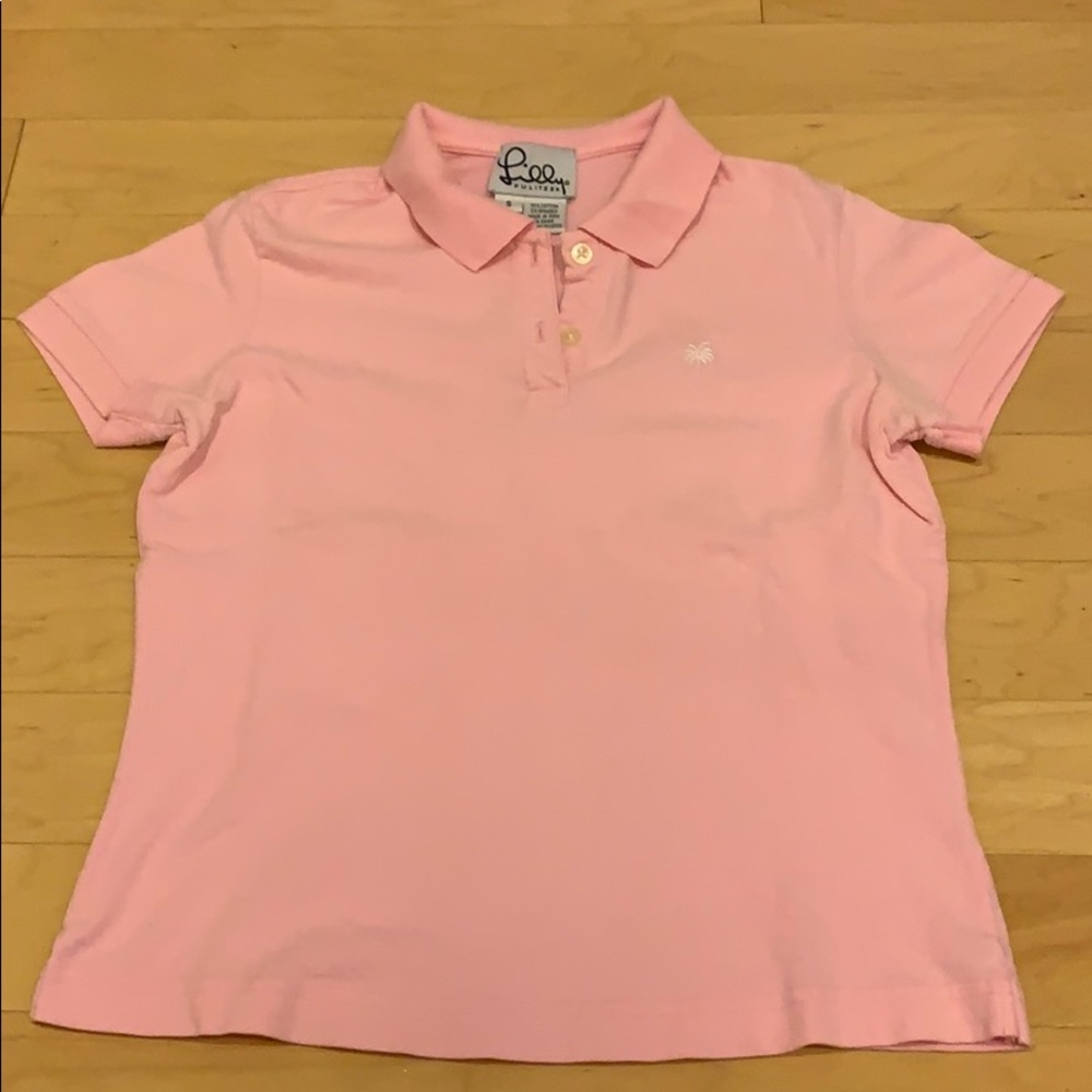 Pink Lilly Pulitzer polo in size S